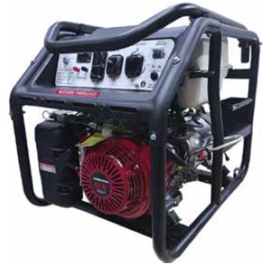 Generador eléctrico a gasolina G6500DLXE de 6 kW con motor Honda GX390 de 13 HP