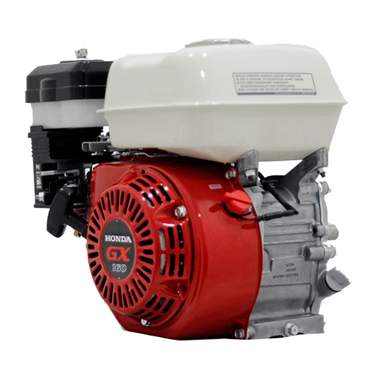 Motor Honda GX160H2 de 5.5 HP tipo OHV, monocilíndrico de 4 tiempos, ideal para equipos agrícolas, construcción y generadores.