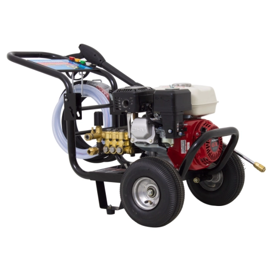 Hidrolavadora profesional 3WZ-3000A-GX200 con motor Honda GX200 y presión de 3000 PSI