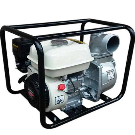 Motobomba centrífuga autocebante Enermax WP80P con motor Honda GP160 de 5.5hp.